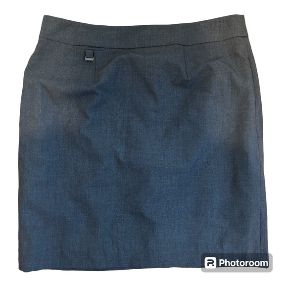 Calvin Klein Dresses & Skirts - Calvin Klein Pencil Skirt Women Plus 14 Charcoal Grey Lined Mini Stretch Career